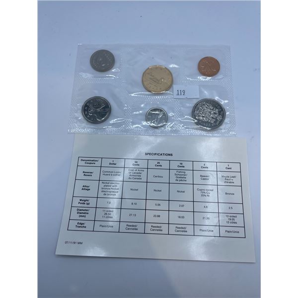 1992 Canadian Proof Set