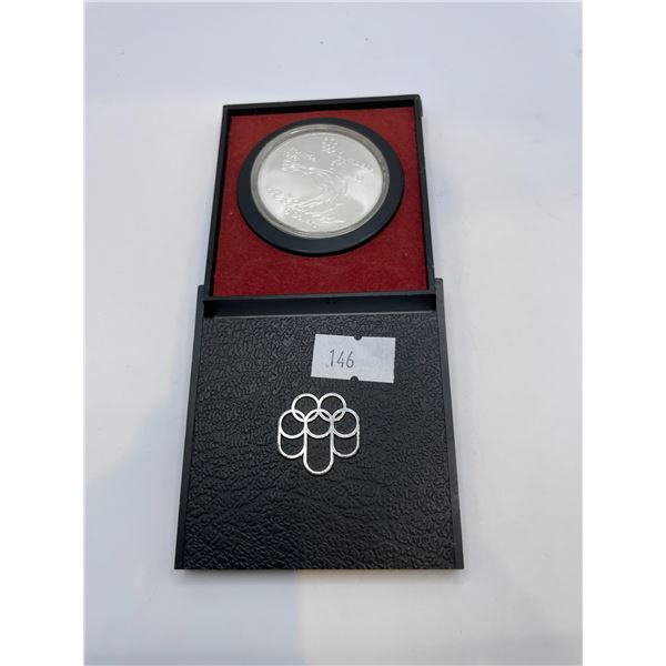 1976 Montreal Olympic $5 Coin 24.3g  .78 toz .925 Silver