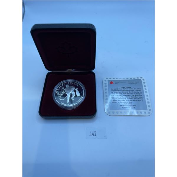 1993 Stanley Cup Canadian Dollar 25.175g 925 Silver