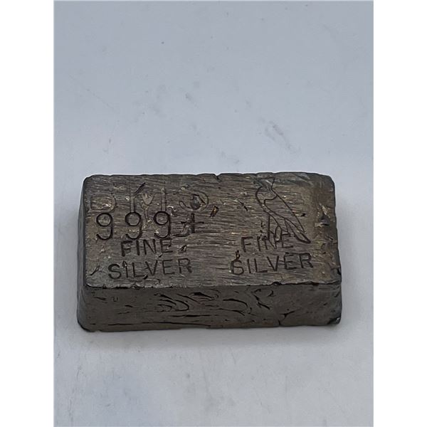 Vintage BMS Silver Bar 147.4g .999 Silver