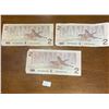 Image 2 : 3x Canadian 1986 $2 Bills