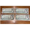 Image 1 : 4x Canadian 1867-1967 Centennial $1 Bills