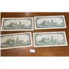 Image 2 : 4x Canadian 1867-1967 Centennial $1 Bills