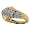 Image 2 : Diamond Accent Ring Natural Baguette Cut Diamond - Size 7 - retail appraisal value $479 USD (w/ Cert