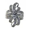 Image 2 : Ribbon 1.00ct Natural Diamond Ring - Size 7 - retail appraisal value $849 USD (w/ Certificate Of Aut