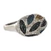 Image 2 : 1.00ct Fancy Color Diamond Designer Ring - Size 7 - retail appraisal value $2,400 USD (w/ Certificat