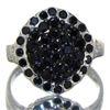 Image 2 : 2.20ct Natural black Diamond Cocktail Ring - Size 10.25 - retail appraisal value $1,325 USD (w/ Cert