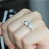 Image 4 : 3.00ct White Moissanite Ring - Size 7 - retail appraisal value $1,410.00 USD