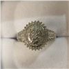 Image 1 : 1.00ct Natural Oval Diamond Cocktail Ring - Size 10 - retail appraisal value $1,449.50 USD (w/ Certi