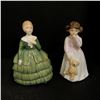 Image 2 : 2 set of Royal Doulton 5" & 8 1/2" decorative figurines - includes Country Made Collection "Milk Mai