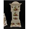 Image 2 : Royal Albert Old Country Roses table top grandfather decorative clock w/ Royal Albert Bone China pic