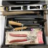 Image 2 : Group of assorted misc. tools - includes ROK Dual Temp heat gun/electric drill/Jobmate socket set/ha