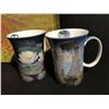 Image 2 : McIntosh Fine Bone China Old Masters-Claude Monet set of 4 mugs w/ case