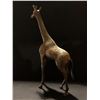 Image 2 : Brass Giraffe decorative figurine - approx. 22in tall