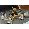 Image 2 : Group of of assorted decorative, metal, porcelain bird figurines