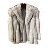 Image 1 : Vintage white unbranded fur coat (size approx. M - brand probably Hudson's Bay)