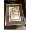 Image 2 : Group of 2 framed wall mirrors w/ Irish Welcome wall hanging