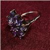 Image 2 : Tanzanite silver ring (no silver stamp) - retail approx. $350