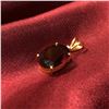 Image 2 : 18K Gold Pendant w/ Garnet & Diamonds - retail $676.96 CAD (w/ Certificate of Authenticity & Apprais