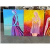 Image 2 : Group of 4 oil paintings by Paul M. Gottschau (various sized largest - approx. 25"x48")