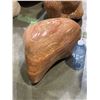 Image 2 : Approx. 12" tall original Paul M.Gottschau red travertine stone sculpture