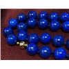 Image 2 : 35" long Necklace w/ 9.5 Lapis Beads & 5x14kt Gold Spacers - appraised value $200