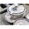 Image 3 : Group of Baycrest blue heritage dining set w/bowls, teacups, dishes, etc...