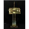 Image 1 : Brass & marble table lamp