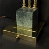 Image 4 : Brass & marble table lamp