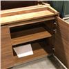 Image 2 : 2-door wooden storage cabinet (approx. 47in W 26in H)