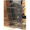 Image 2 : Metal birdcage (approx. 32in W 5ft H 23in D)