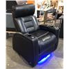 Image 1 : Single fully functional home theatre seats, enhanced with stylish blue lighting. Store Floor model