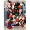 Image 3 : Large group of assorted makeup, nail polish, cream, clock, decor, soap, etc...