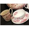 Image 2 : Group lot of Crown Trent fine bone china including - cups, tea pot, plates, etc... (approx. 21 pcs)