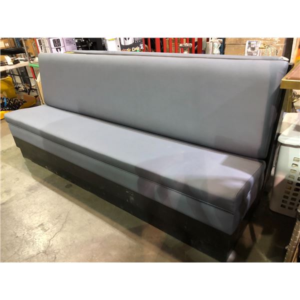 Large bar seating Upgrade your restaurant with this spacious bar seating, (approx. 79 1/2 inches wid