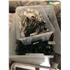 Image 2 : Lot of misc including - iron board, hangers, Christmas lights, rug, etc...