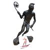 Image 1 : Antique “LaCrosse Player” bronze statue limited edition #9/30 - approx. 14in tall x 10in j. Weaver