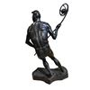 Image 2 : Antique “LaCrosse Player” bronze statue limited edition #9/30 - approx. 14in tall x 10in j. Weaver