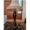 Image 1 : Vintage Black and Golden table top lamp