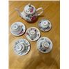 Image 2 : Assorted tea cups and saucers and tea pot