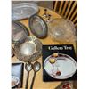 Image 2 : Silver plate and serving items