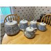 Image 2 : Pottery canisters and teapot