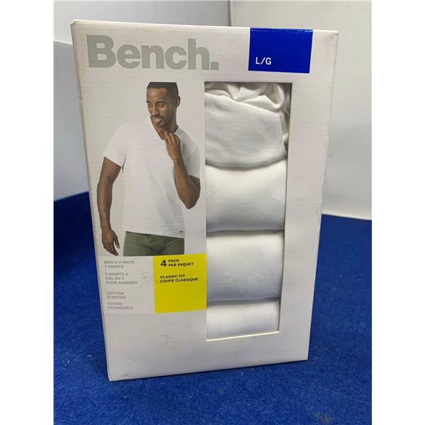 Bench 4pk Men's V-Neck T-Shirts (L)