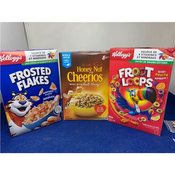 Lot of Assorted Cereals