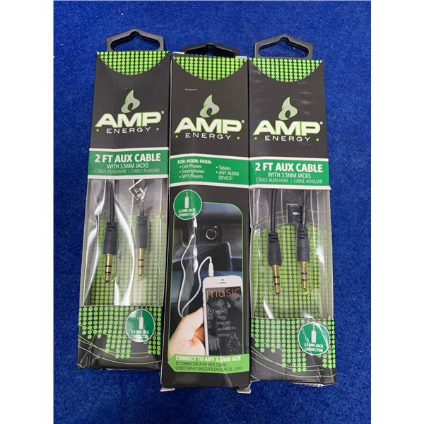 Amp Energy Phone Chargers 3pk