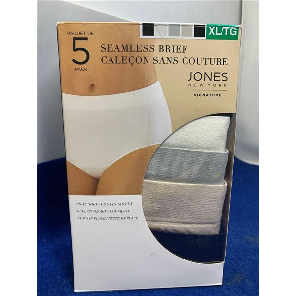 5pk Seamless Brief Women's Underwear (XL)