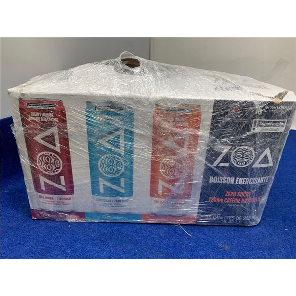 Zoa zero Sugar Energy Drink (15 x 355ml)