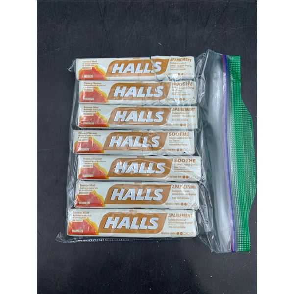 Halls Honey Lozenges (7 x 9)