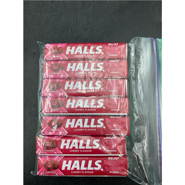 Halls Cherry Lozenges (7 x 9)