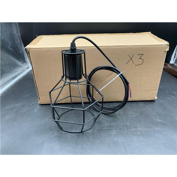 Geometric Hanging Pendant Lamp 3ct